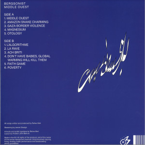 Bergsonist - Middle Ouest (Back)
