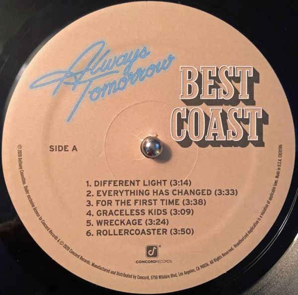 Best Coast - Always Tomorrow (LP) (Back)