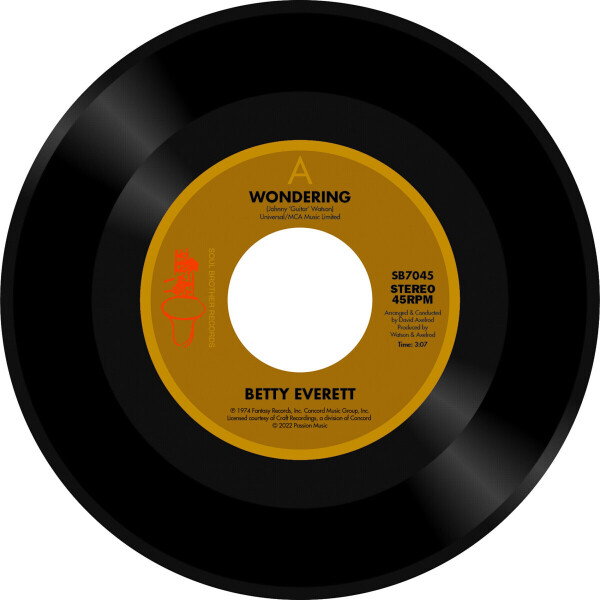 Betty Everett - Wondering/Try It, You'll Like It