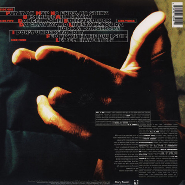 Big L - Lifestylez Ov Da Poor And Dangerous (Repress) (Back)