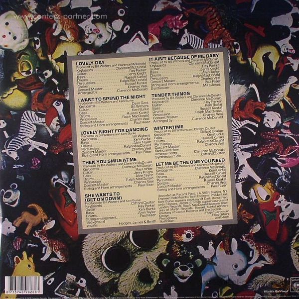 Bill Withers - Menagerie (reissue) 180 gram vinyl LP (Back)