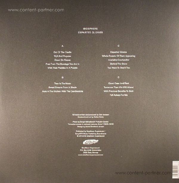 Biosphere - Departed Glories (Back)