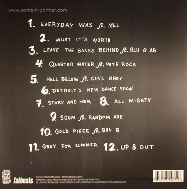 Black Milk - If There's A Hell Below (Back)