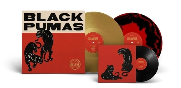 Black Pumas - Black Pumas (Ltd. Premium Edition 2LP+7") (Back)