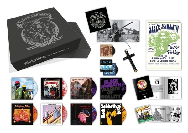 Black Sabbath - The Ten Year War (Ltd. 11 LP Deluxe Box Set) (Back)