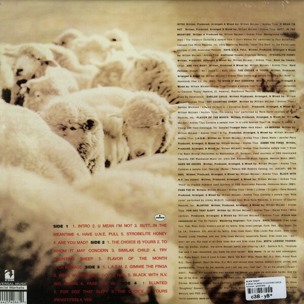 Black Sheep - A Wolf In Sheeps Clothing (LP) (Back)