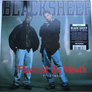 Black Sheep - Flavor of the Month / ... (7" Reissue) (Back)