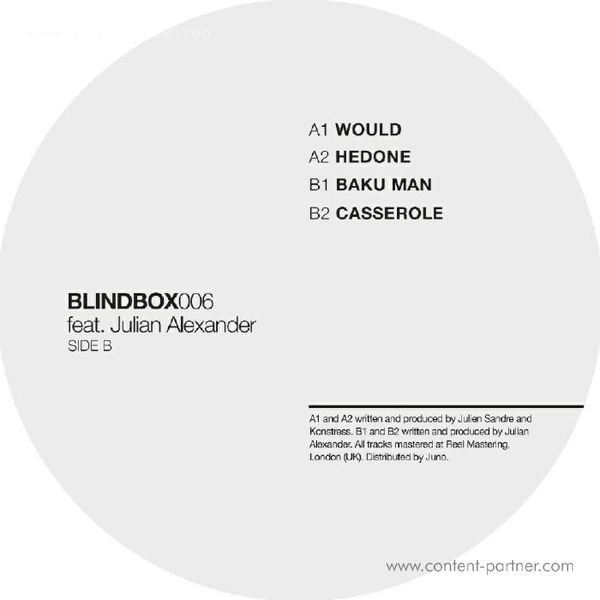 Blind Box/julian Alexander - Blind Box 006 (Back)