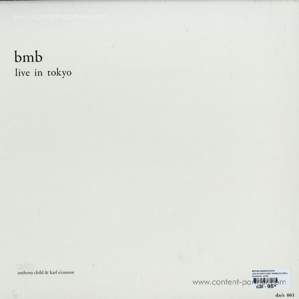 Bmb aka. British Murder Boys - Live In Tokyo (Back)