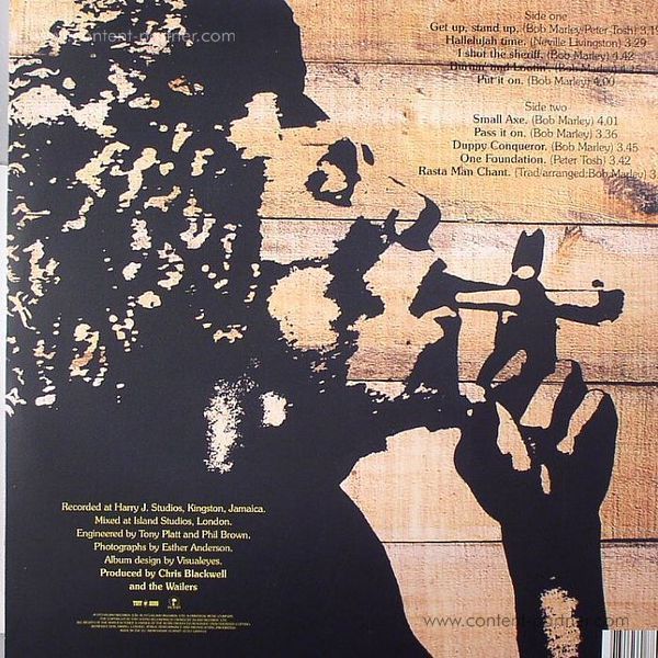 Bob Marley & The Wailers - Burnin' (Back)