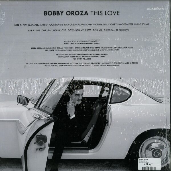 Bobby Oroza - This Love (Black Vinyl LP) (Back)