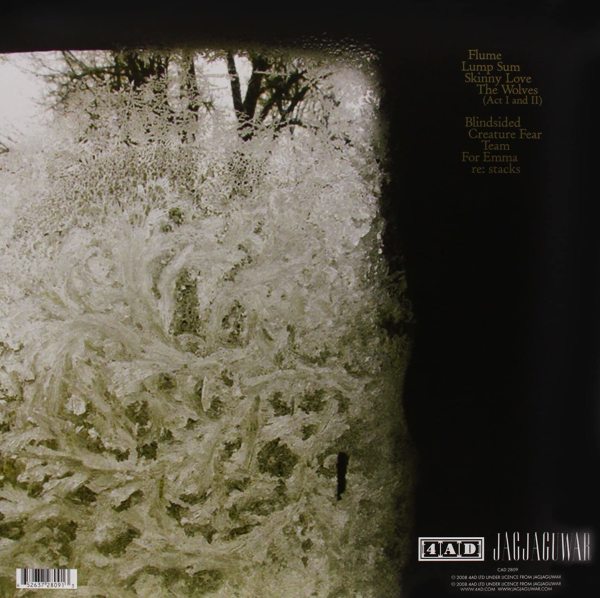 Bon Iver - For Emma, Forever Ago (LP Repress) (Back)
