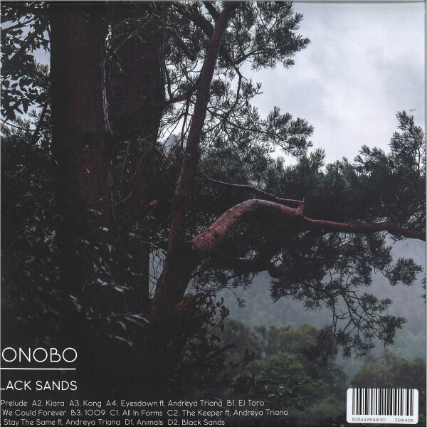 Bonobo - Black Sands (Ltd. 10th Anniv. Red Vinyl 2LP) (Back)