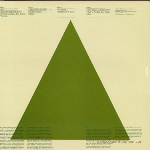 Bonobo - Days To Come (2LP reissue) (Back)