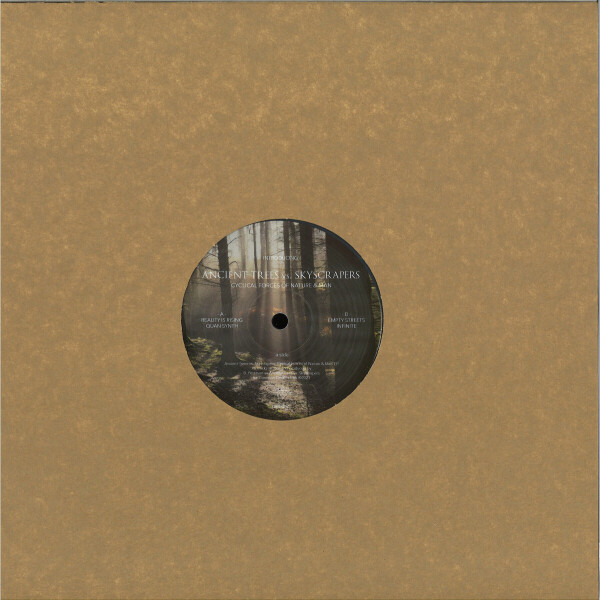 Brad Peterson presents Ancient Trees vs Skyscraper - Cyclical Forces Of Nature & Man (180 gram vinyl 12 (Back)