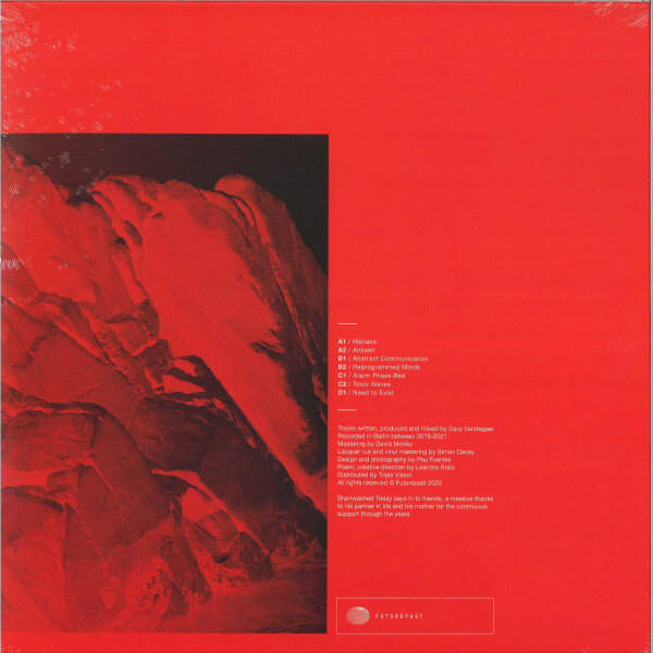 Brainwashed Today - Alarm Phase Red 2x12" (Red Vinyl) (Back)