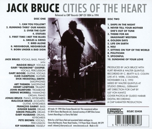 Bruce,Jack - Cities Of The Heart (Remastered) (Back)