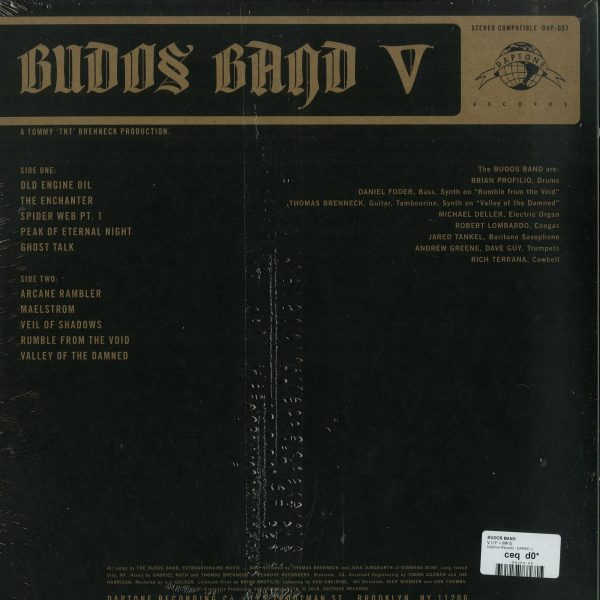 Budos Band - V (LP+MP3) (Back)