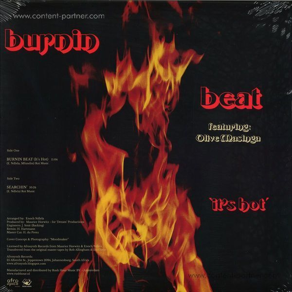Burnin Beat Feat. Olive Masinga - It's Hot (Back)