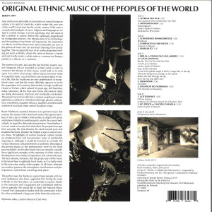 Burnt Friedman - Musical Traditions in Central Europe - Explorer Se (Back)