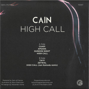 CAIN - High Call EP (Back)