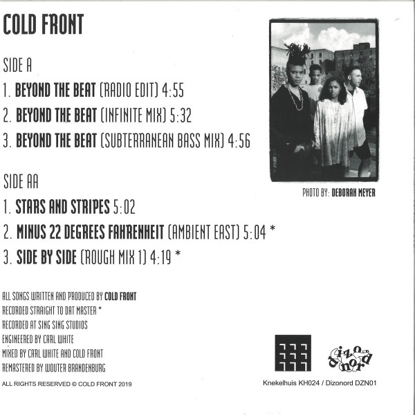 COLD FRONT - BEYOND THE BEAT (Back)