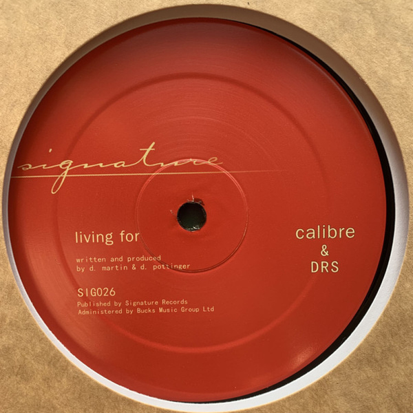 Calibre & DRS - Whitehorses / Living For (Back)