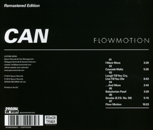 Can - Flow Motion (Remastered) (Back)