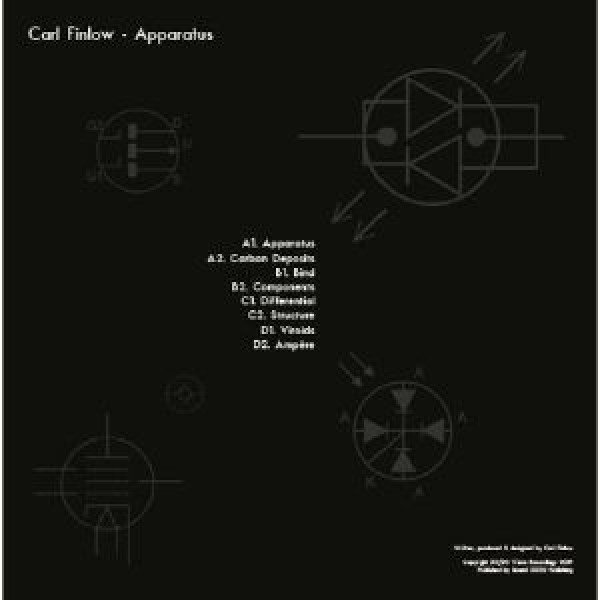 Carl Finlow - Apparatus (140 gram vinyl 2xLP) (Back)