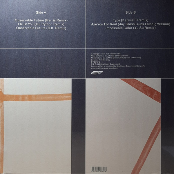 Carmen Villain - Both Lines Will Be Blue Remixed (Back)