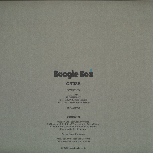 Causa - Inversion (w/ Komon & Pablo Mateo Remixes) (Back)