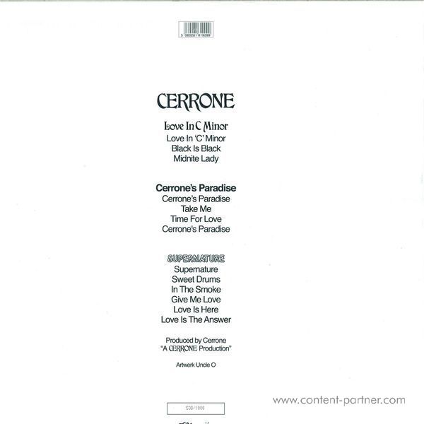 Cerrone - I, II, III (3 Coloured LP+ Boxset + Post (Back)