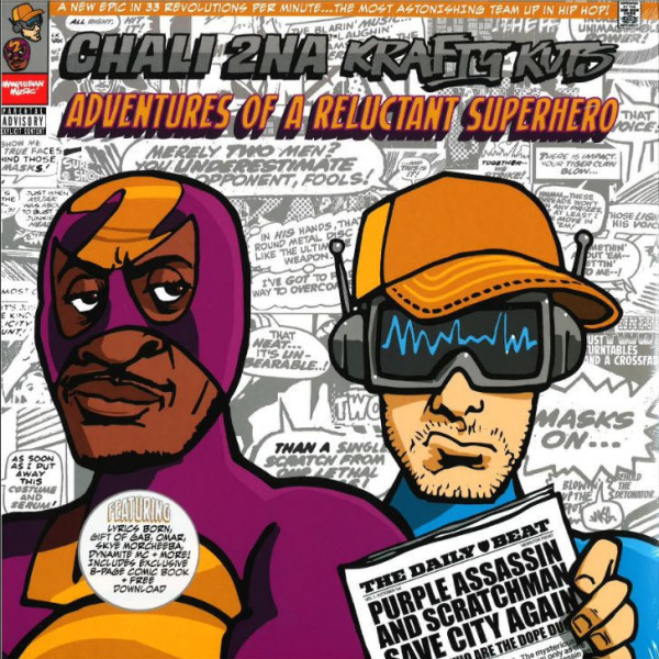 Chali 2Na & Krafty Kuts - Adventures Of A Reluctant Superhero (LP)