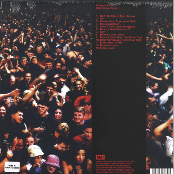 Chase & Status - What Came Before (Vinyl) (Back)