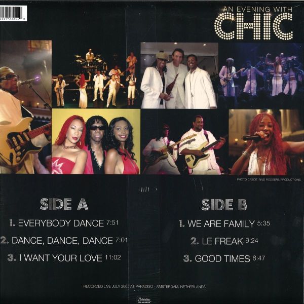Chic - An Evening With Chic (Ltd. White Vinyl LP) (Back)