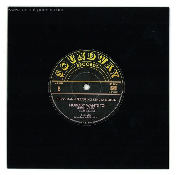 Chico Mann - Nobody Wants To Ft Kendra Morris (Back)