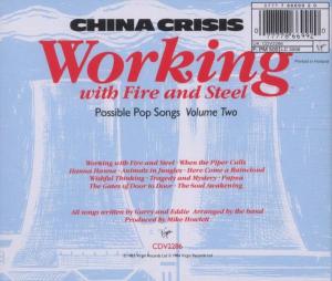 China Crisis - Working With Fire And Steel (Back)
