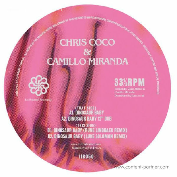 Chris Coco / Camillo Miranda - Dinosaur Baby EP (feat Rune Lindbaek & Luke Solomo (Back)