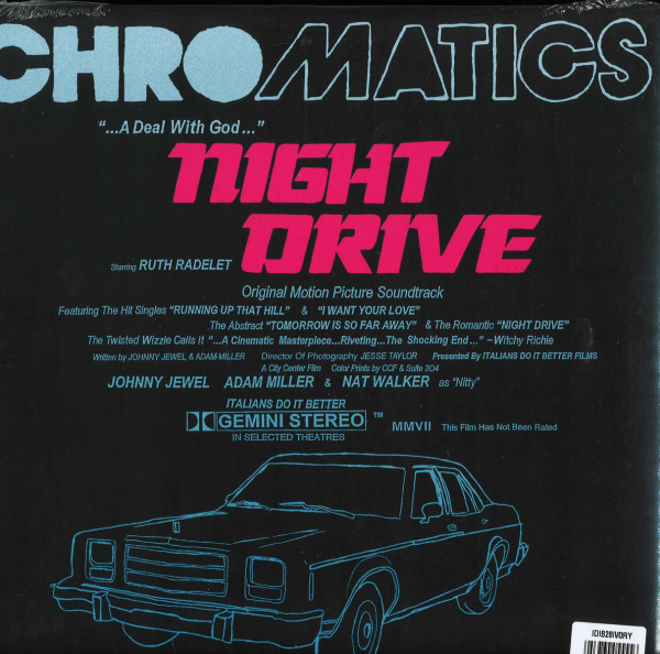 Chromatics - Night Drive (Ltd Ivory 2LP Reissue) (Back)