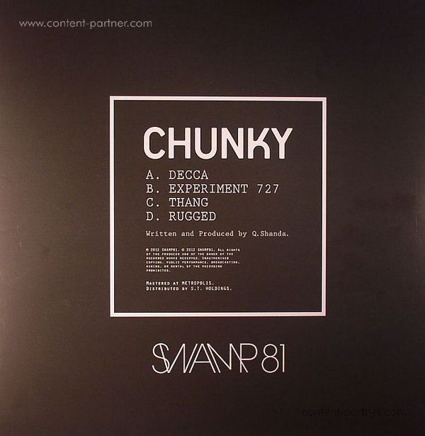 Chunky - the Chunky EP (Back)