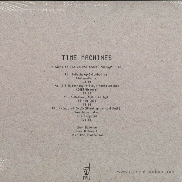 Coil - Time Machines (Back)
