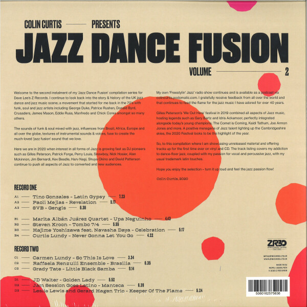 Colin Curtis / Various - Jazz Dance Fusion 2 (2LP) (Back)