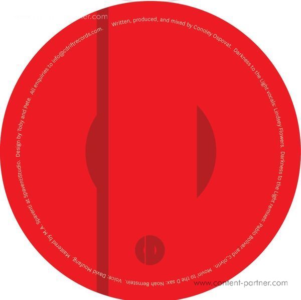 Conoley Ospovat - Darkness to the Light, Pablo Bolivar Rmx (Back)