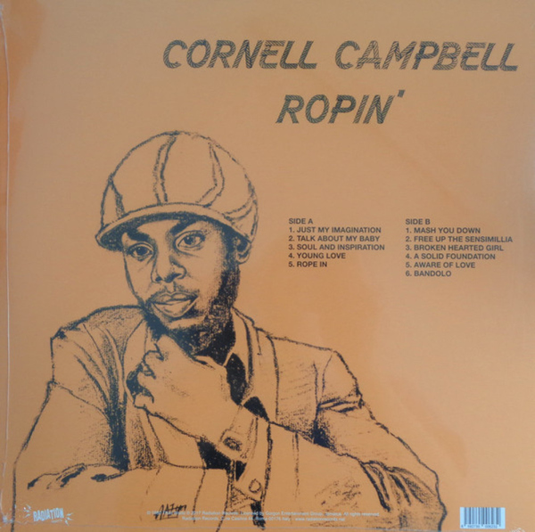 Cornell Campbell - Ropin' (LP) (Back)