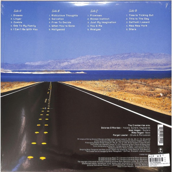 Cranberries, The - Stars (The Best Of 1992-2002) (2LP) (Back)