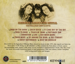 Creedence Clearwater Revival - The Fillmore West 04-07-71 (Back)
