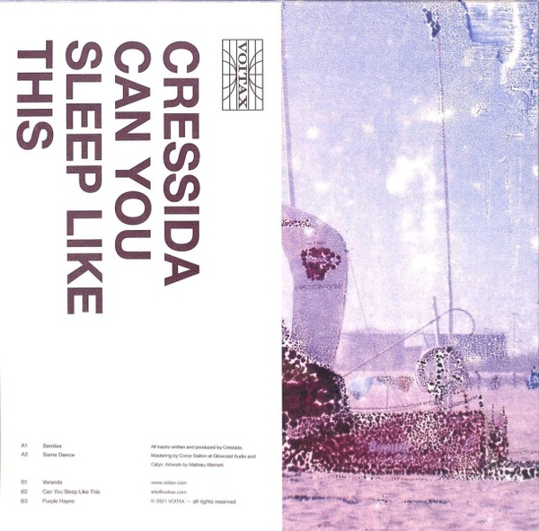 Cressida - Can You Sleep Like This (Back)