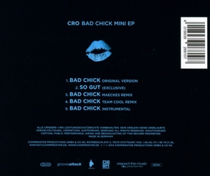 Cro - Bad Chick (Mini EP) (Back)