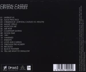 Crystal Castles - Crystal Castles (Back)