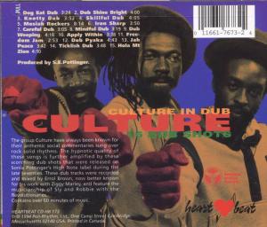 Culture - Culture In Dub:15 Dub Shots (Back)